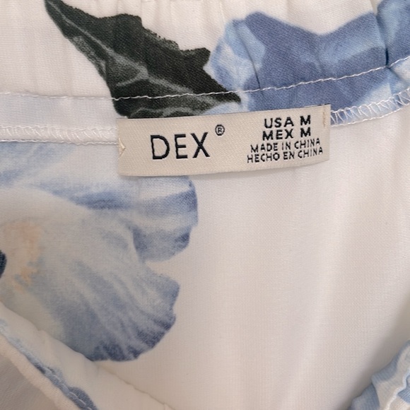 Dex Floral Off-The-Shoulder A-Line Dress sz medium - Picture 7 of 8